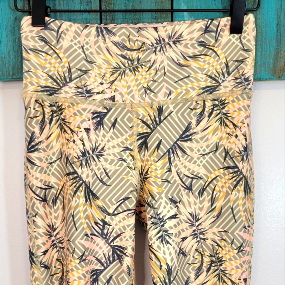 Maaji (Revolve) multi color palm print high waist full length leggings